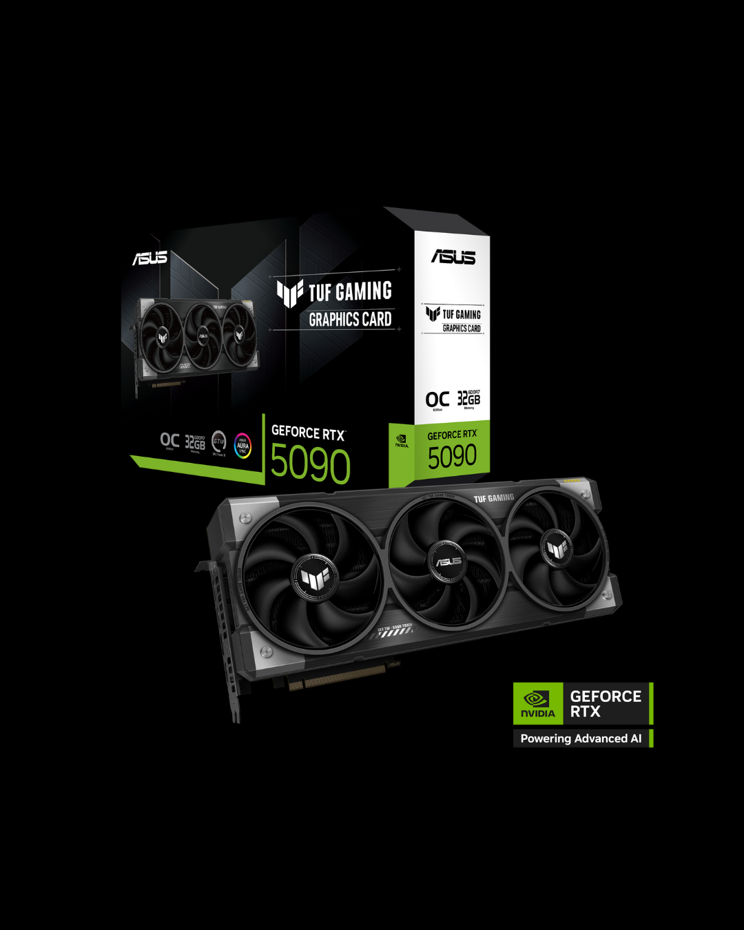 ASUS TUF Gaming GeForce RTX 5090 32GB GPU in Michigan. Empower Gaming Computers