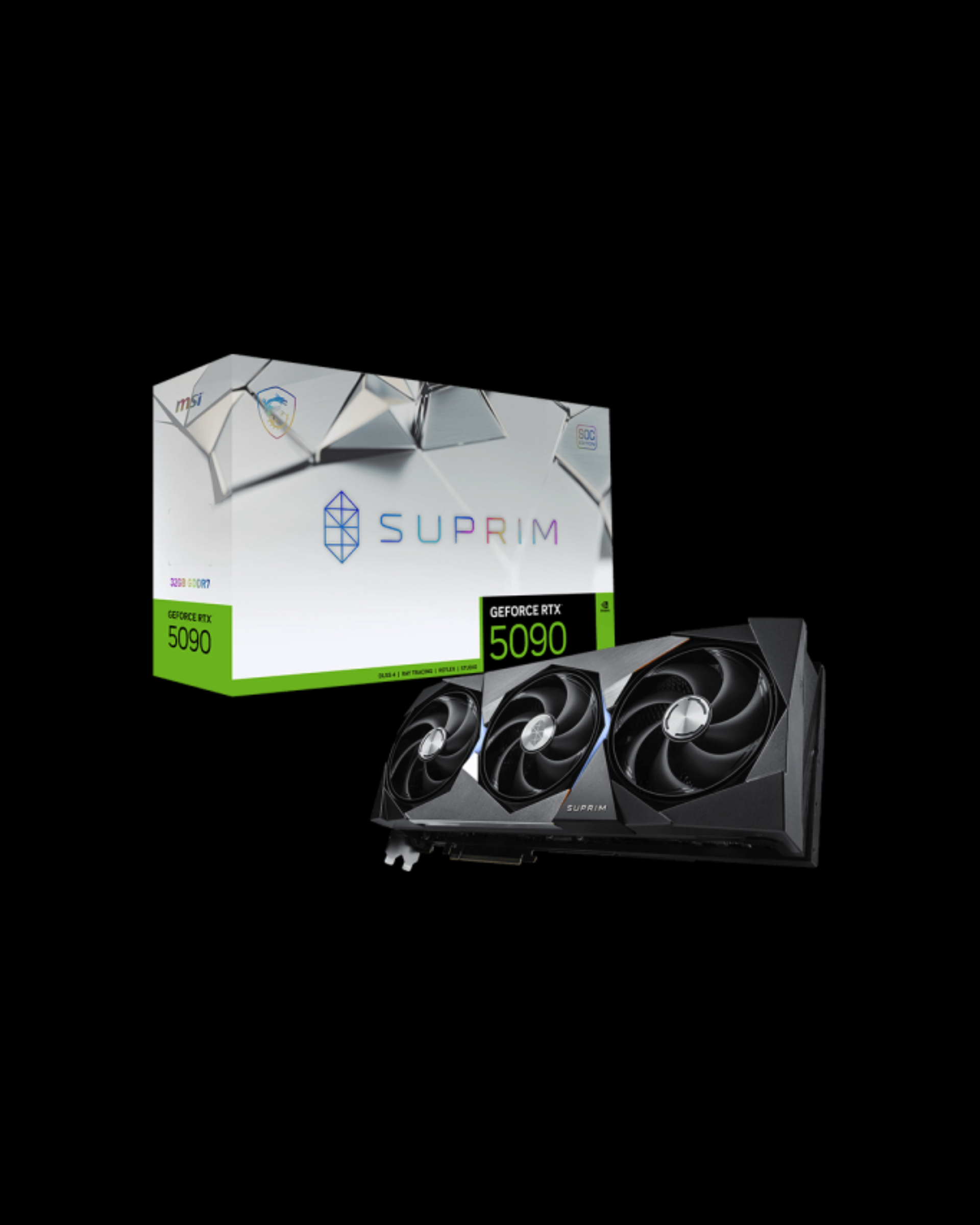 GeForce RTX™ 5090 32G SUPRIM SOC MSI GeForce RTX™ 5090 32G SUPRIM LIQUID SOC