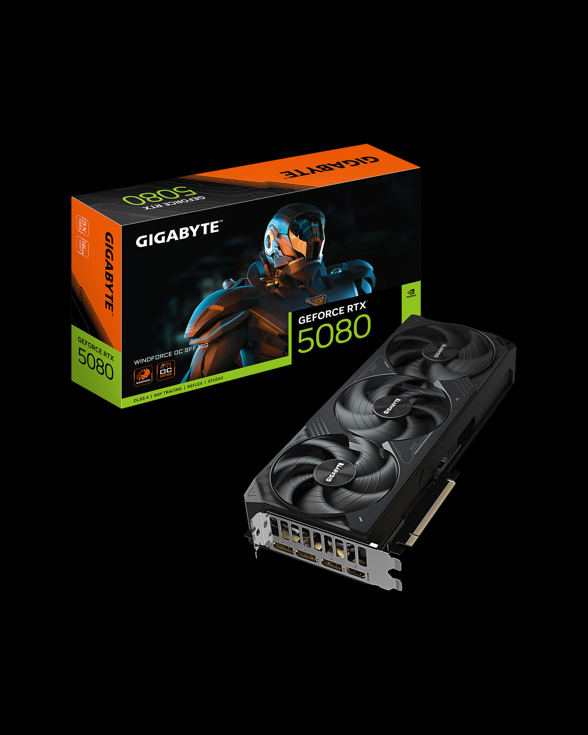 GIGABYTE RTX 5080 WINDFORCE OC SSF 16GB – Empower Gaming