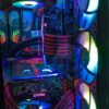 glass cpu case 8 cooling fans