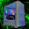 The Gladiator Empower Gaming Computer White Custom Desktop PC