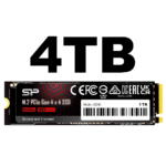 4TB M.2 NVME PCIE 4.0 (Gen 4) Silicon Power UD90 SSD +$199.99